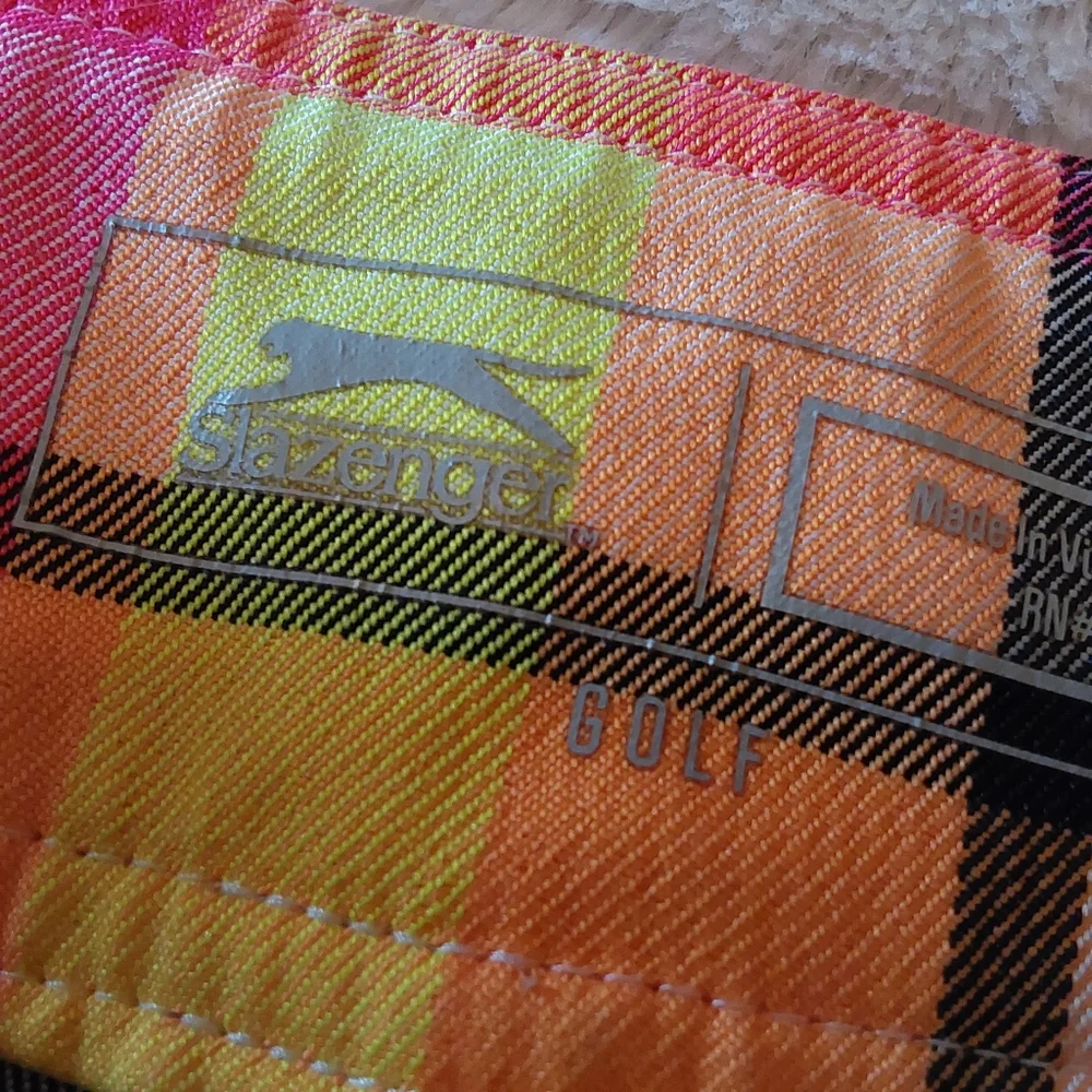 🌺 NEW Slazenger Bright Plaid Golf Shorts - Picture 5 of 9